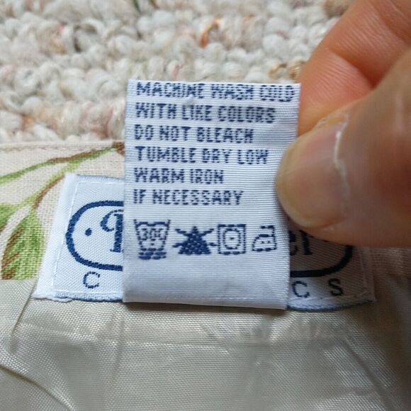 Bridgewater Classics Wrap Skirt 12P Petite Multicolor Floral Linen Blend Lined - Picture 7 of 7